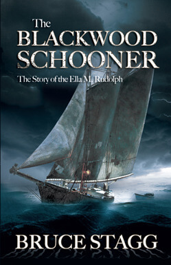 Book cover of the story of the ella m schooner