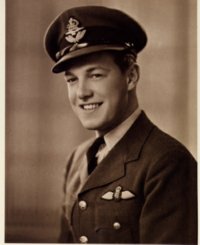 Photo of Pilot Officer Chalmers Goodlin taken Dec 5, 1941 in Dunnville, Ontario