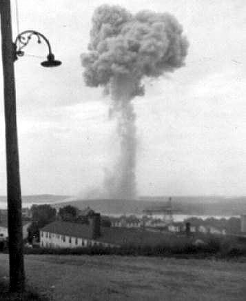 Explosion In Halifax 1945