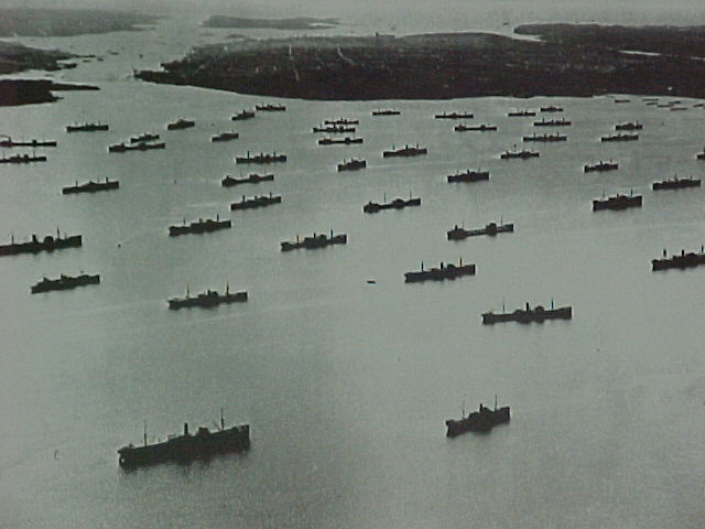 Halifax Harbor during Explosion of 1917