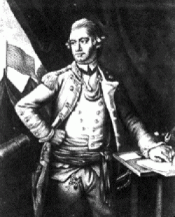 Drawing of Horatio Gates