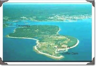 Oak Island Money Pit Treasure Novia Scotia Arial Image