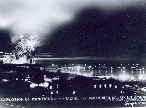 The Halifax Explosion at Night