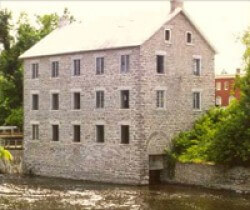 Watson's Mill located on the Rideau River in Manotick, Ottawa.