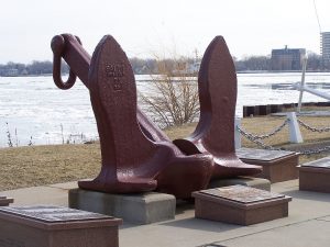 The Bow Anchor of the Edmund Fitzgerald, Dossin Great Lakes Museum, Detroit