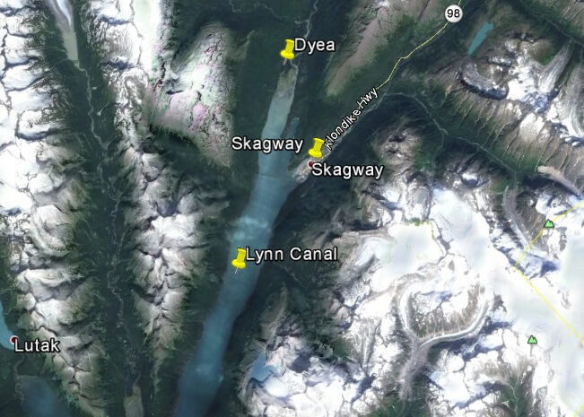 Lynn Canal, as seen from Google Earth.