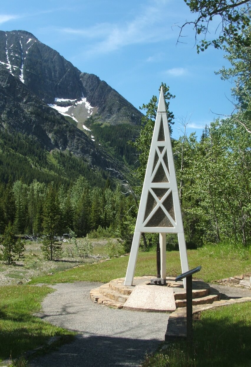 The site of the first oil well in Western Canada.